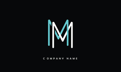 MM Alphabets Letters Logo Monogram