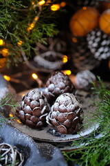 pine cones cake