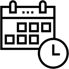 Schedule Vector Icon