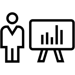 Business Presentation Vector Icon