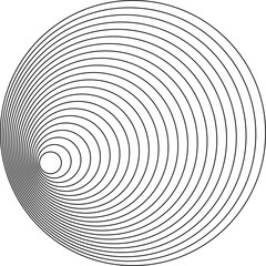 Circles line dynamic pattern. Technology design