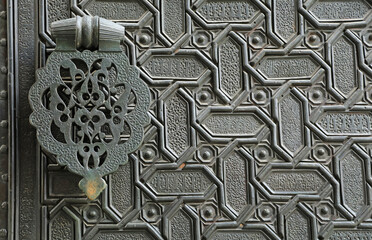 Obraz premium sevilla puerta de la catedral entrada metal bronce 4M0A5286-as24