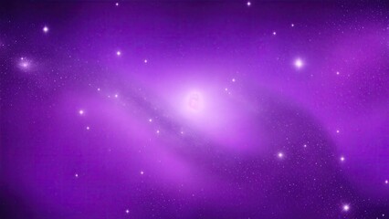 Fototapeta premium Purple particles and light abstract background with shining dots stars