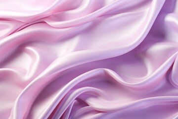 Obraz premium Pink silk fabric with gentle waves