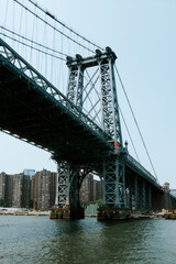 East River and Williamsburg Bridge, New York City