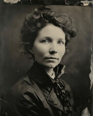 Historic wet plate women portraits