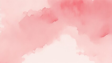 Red Blush Watercolor Background