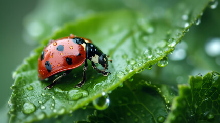Ladybug Awakening in Late Winter 