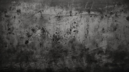 Gritty Noir: Abstract Black Grunge Texture, Distressed Overlay, and Rough Surface Background for Design Projects