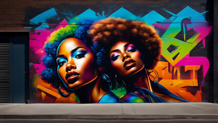 graffiti art  , graffiti on the wall, colorful urban graffiti, abstract graffiti background