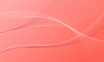 pink business lines wave curve with smooth gradient abstract background
