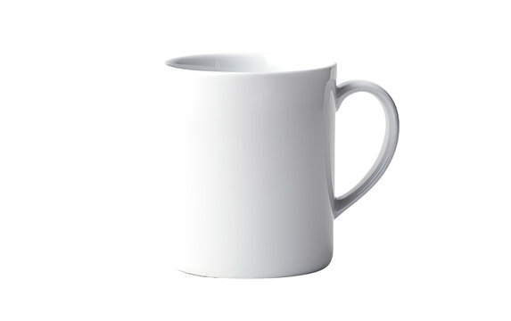 Genuine Snapshot of Plastic Mug in White Setting Isolated on Transparent Background PNG.