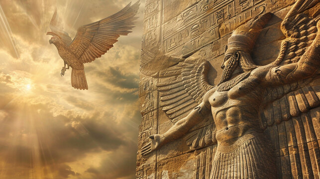 Divine Pantheon: Illustrations of Sumerian Deities