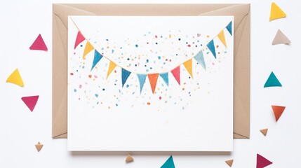 Obraz premium birthday greeting card. Element for congratulations