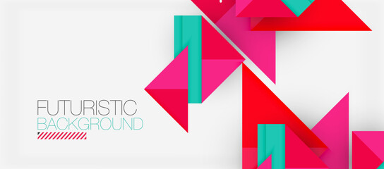 Triangle Vector Background Illustration For Wallpaper, Banner, Background, Card, Book Illustration, landing page