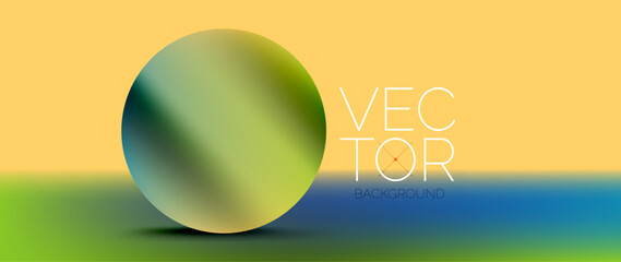 Podium background adorned with fluid gradient color geometric shapes. Eye-catching and modern design. The liquid gradients infuse element of fluidity and energy