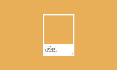 Color Palette 2024 Golden Crust design swatch.