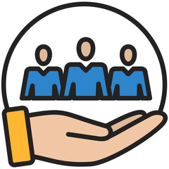 Ethical leadership icon