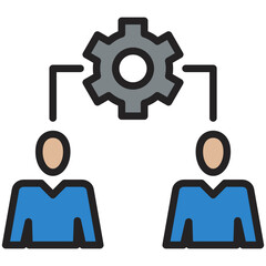 Lean management icon
