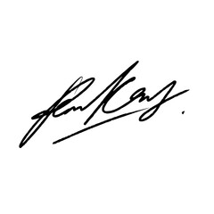 Letter P abstract signature idea. Handwritten vector illustration with alpha channel.