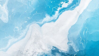 abstract marble textured background fluid art modern wallpaper marbe white and light blue surface
