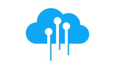 Internet data computing sign for technology company