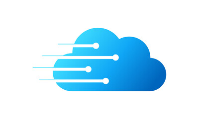 Internet data computing sign for technology company