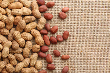 Fresh roasted and peeled peanuts.