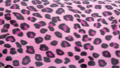 pink cerise leopard animal print fur pattern fabric