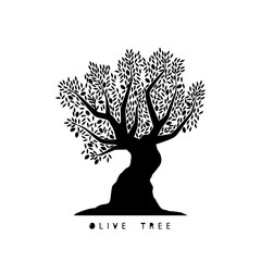 Olive tree icon on a white background.