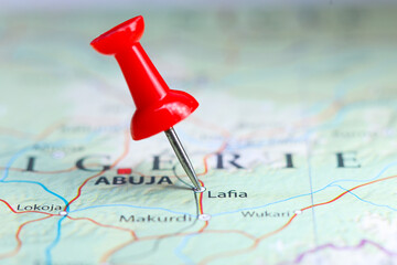 Lafia, Nigeria pin on map
