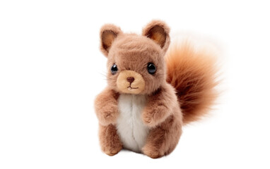 Natural Image Depicting a Stuffed Toy in its True Splendor Isolated on Transparent Background PNG.