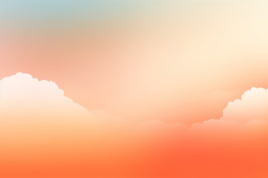 Dark sky orange pastel gradient background © Lenhard