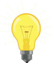 An electric bulb vector illustration