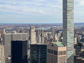 Aerial view of New York from Top of the Rock