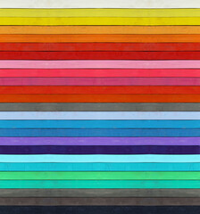 Crayons - detail of the colored pastels