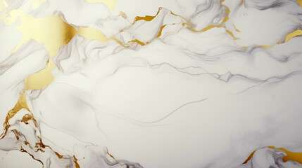 White marble with a golden orange patterns