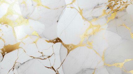 White marble with a golden orange patterns