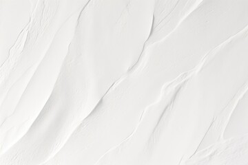 Obraz premium Decorative white background. Wall texture with filler paste applied with spatula, chaotic dashes and strokes.