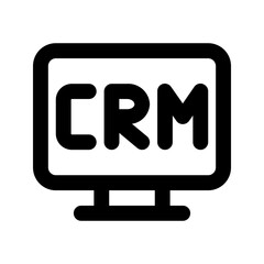 CRM line icon