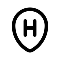 hotel line icon