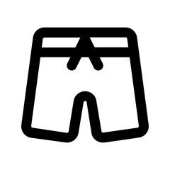 shorts line icon
