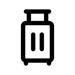 suitcase line icon