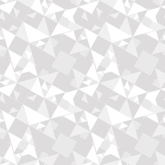 Vector seamless geometric pattern in gray colors, texture for background.