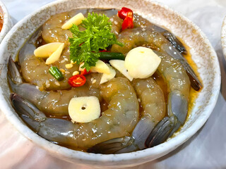 Shrimp pickled in fish sauce