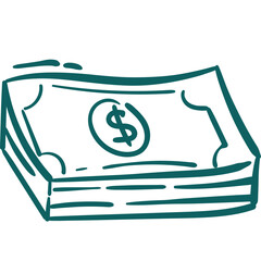 Hand Drawn Doodle Bank