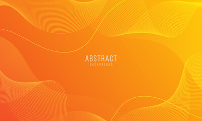 abstract orange background with line waves