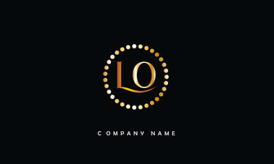LO, OL, L, O Abstract Letters Logo Monogram