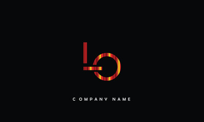 LO, OL, L, O Abstract Letters Logo Monogram