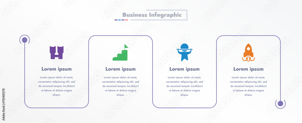 Wall mural this infographic image features a modern and minimalistic design that illustrates an information pro